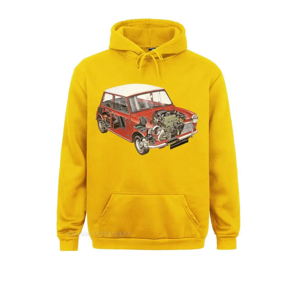 Men's Casual Harajuku Hoodies Austin Mini Classic 1275 Car Male Cotton Sweater New Color Youth Design Sportswear Tops Male