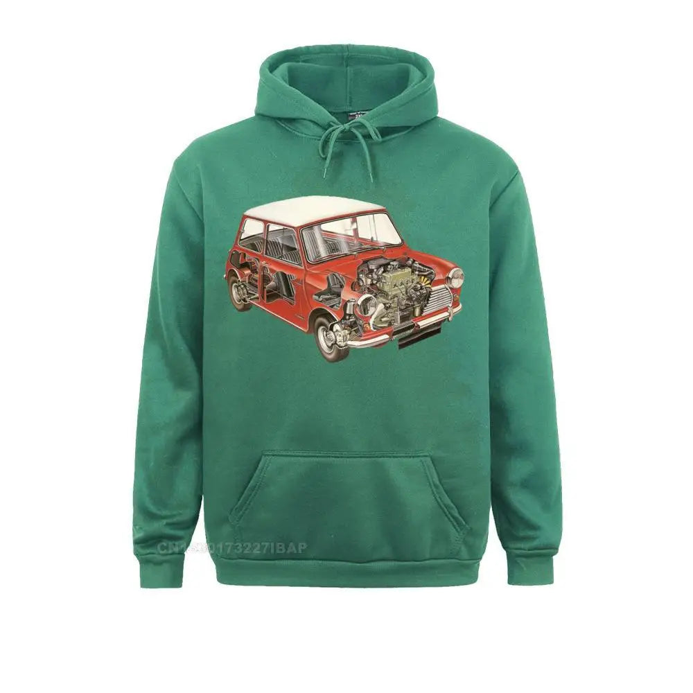 Men's Casual Harajuku Hoodies Austin Mini Classic 1275 Car Male Cotton Sweater New Color Youth Design Sportswear Tops Male