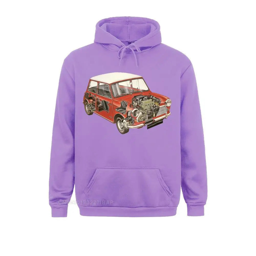 Men's Casual Harajuku Hoodies Austin Mini Classic 1275 Car Male Cotton Sweater New Color Youth Design Sportswear Tops Male