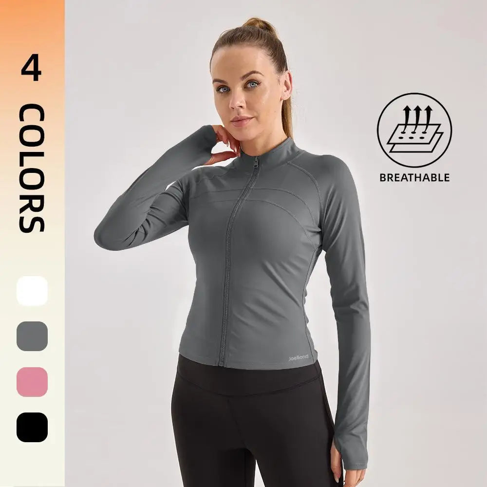 3Pcs Women's BBL Zip up Sports Yoga Jackets.
