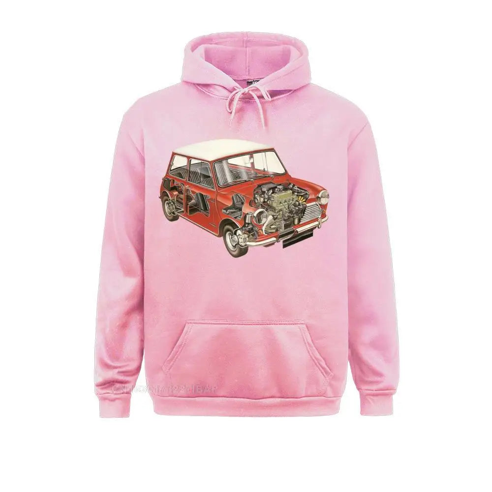 Men's Casual Harajuku Hoodies Austin Mini Classic 1275 Car Male Cotton Sweater New Color Youth Design Sportswear Tops Male