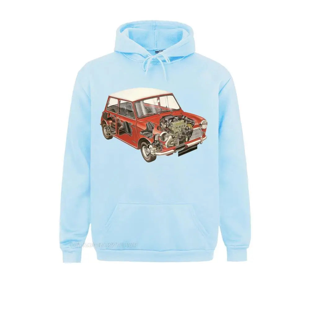 Men's Casual Harajuku Hoodies Austin Mini Classic 1275 Car Male Cotton Sweater New Color Youth Design Sportswear Tops Male