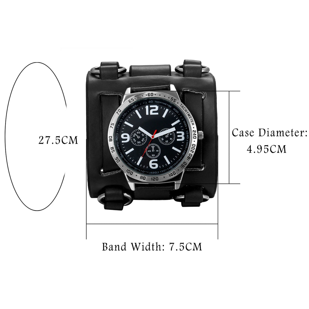 Multifunction Men Wrist Watch, Military Quartz.