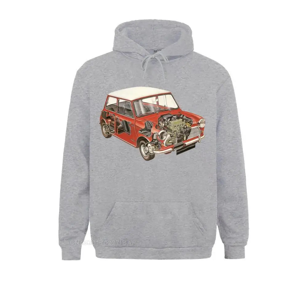 Men's Casual Harajuku Hoodies Austin Mini Classic 1275 Car Male Cotton Sweater New Color Youth Design Sportswear Tops Male