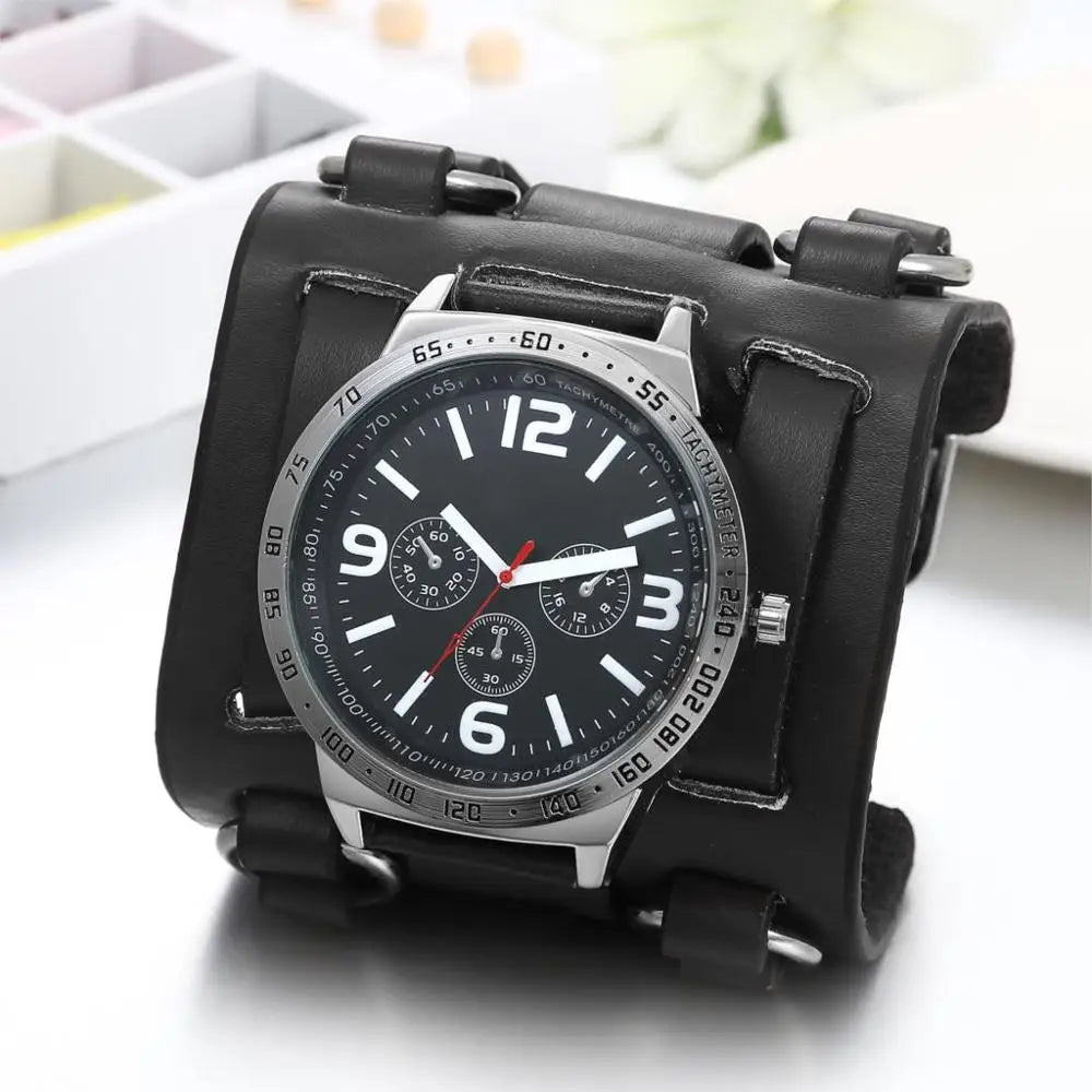 Multifunction Men Wrist Watch, Military Quartz.