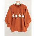 Halloween Ghost Print Womens Cross-Border Casual Comfortable Cardigan.