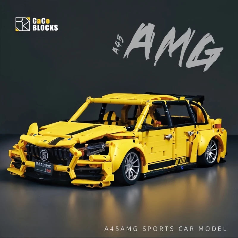 AMG - 1870 pcs Technical Speed Racing Car Model Building Blocks , MOC Assemble , Sports Car , Desktop Decor Collectible Gift for Car Lovers.