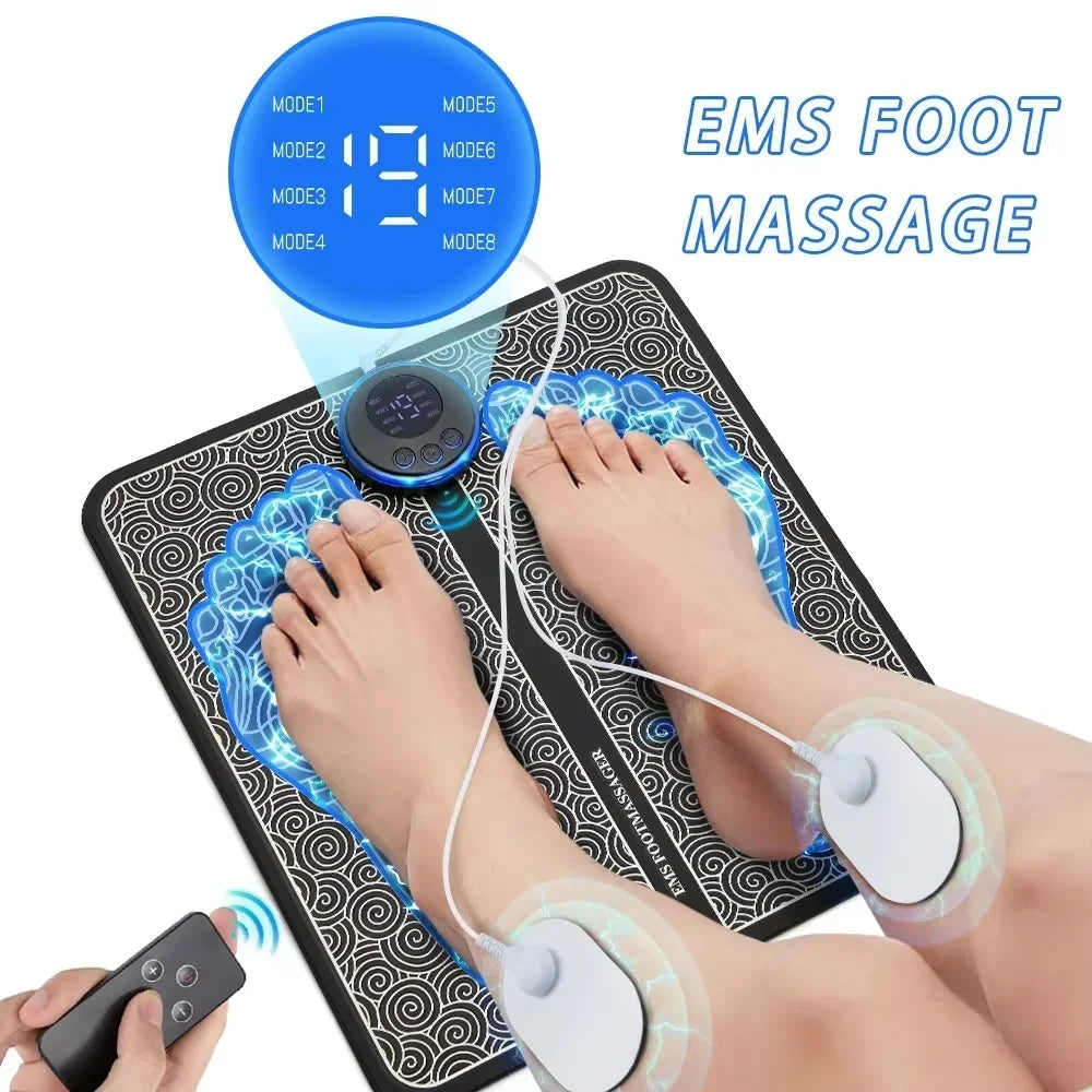 Electric Foot Massager Pad Muscle Massage Relaxation Trainer For Massage Fitness Outdoor.
