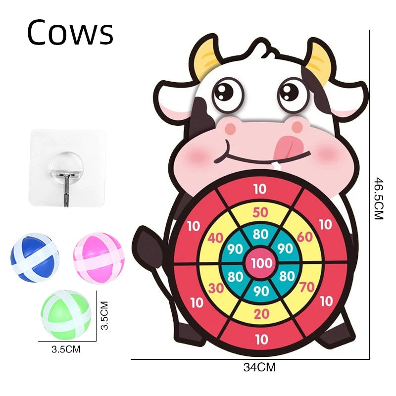 Montessori Dart Board Target Sports Game Toys For Children 4 To 6 Years Old.