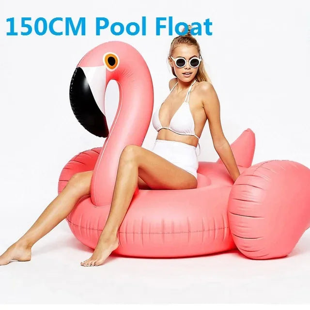 Giant Inflatable Float For Adult Pool Party, Ride-On Air Mattress Swimming Ring.