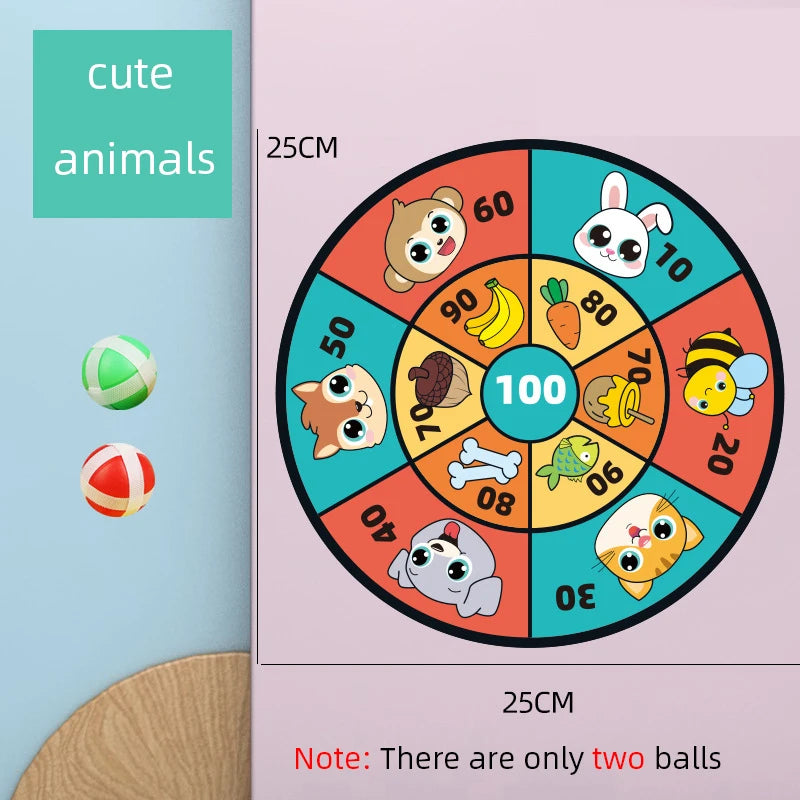 Montessori Dart Board Target Sports Game Toys For Children 4 To 6 Years Old.