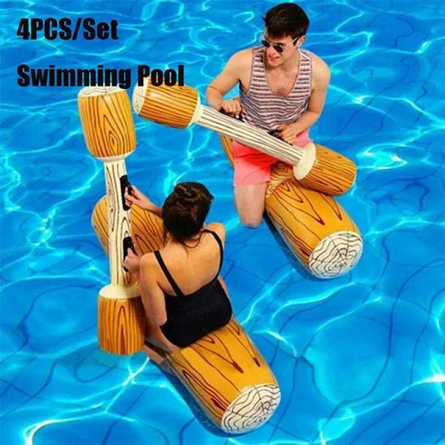 Giant Inflatable Float For Adult Pool Party, Ride-On Air Mattress Swimming Ring.