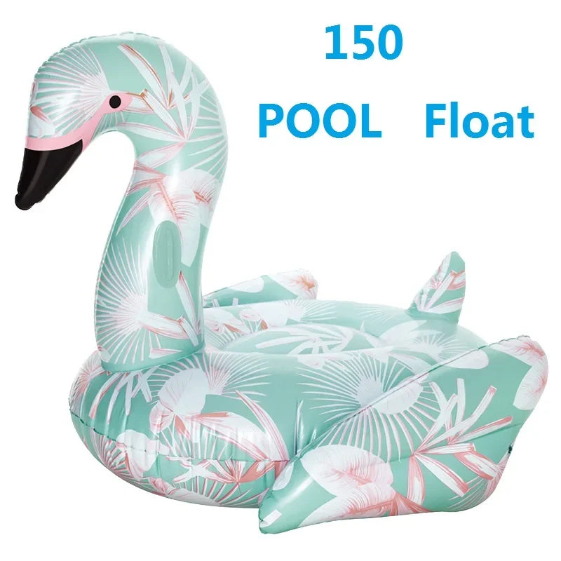 Giant Inflatable Float For Adult Pool Party, Ride-On Air Mattress Swimming Ring.