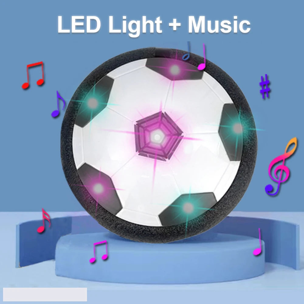LED Hover Soccer Ball Air Power Training Ball Playing Football Indoor Outdoor Game.