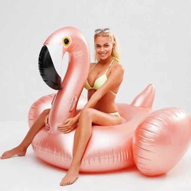 Giant Inflatable Float For Adult Pool Party, Ride-On Air Mattress Swimming Ring.