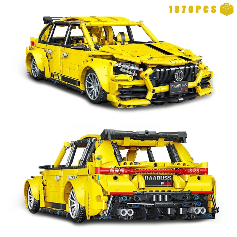 AMG - 1870 pcs Technical Speed Racing Car Model Building Blocks , MOC Assemble , Sports Car , Desktop Decor Collectible Gift for Car Lovers.