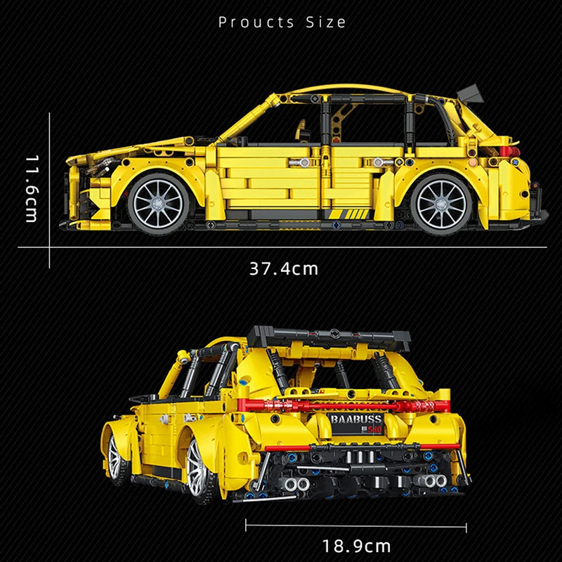 AMG - 1870 pcs Technical Speed Racing Car Model Building Blocks , MOC Assemble , Sports Car , Desktop Decor Collectible Gift for Car Lovers.