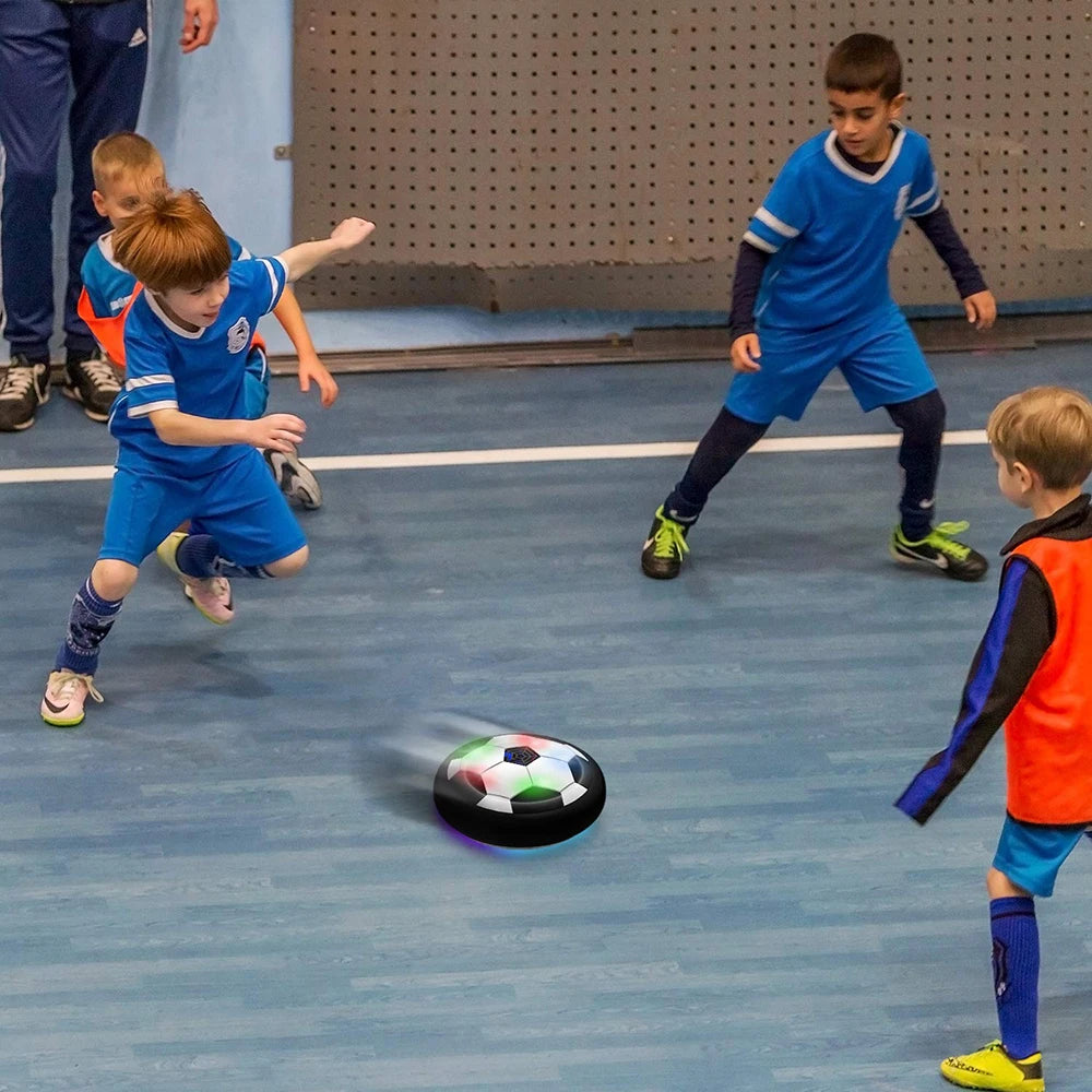 LED Hover Soccer Ball Air Power Training Ball Playing Football Indoor Outdoor Game.