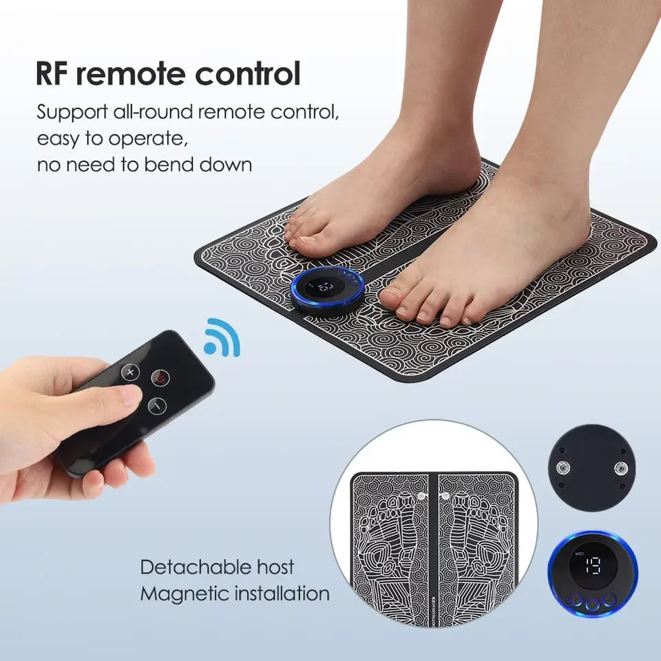 Electric Foot Massager Pad Muscle Massage Relaxation Trainer For Massage Fitness Outdoor.
