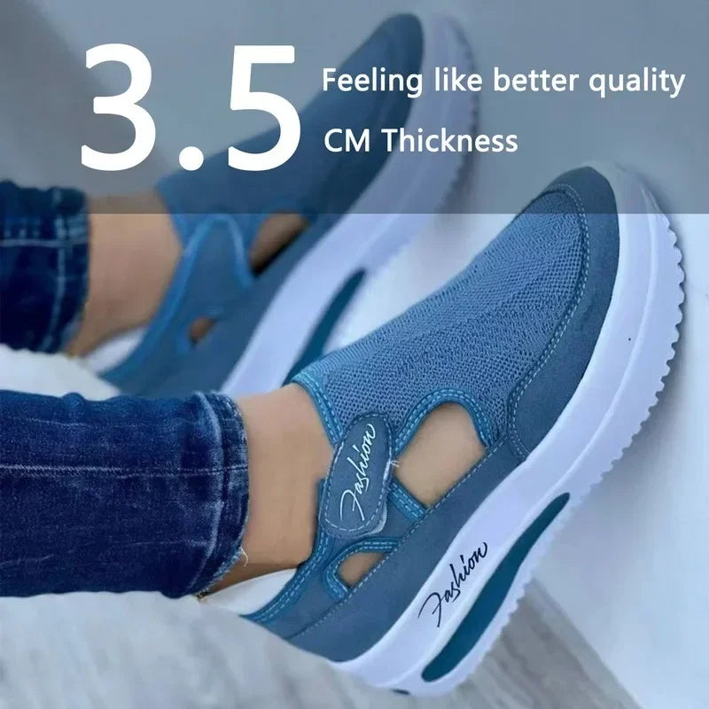 Vulcanized Women Platform Sneakers.