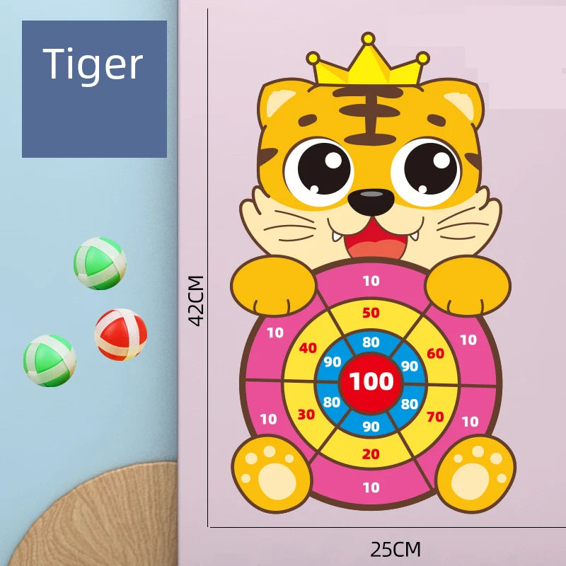 Montessori Dart Board Target Sports Game Toys For Children 4 To 6 Years Old.