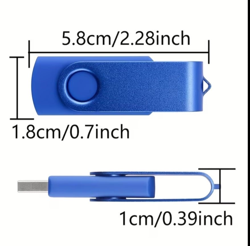 Custom Name 8GB Swivel USB Flash Drive