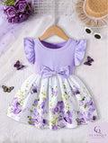 Girls' Butterfly Flutter Dress – Spring/Summer Collection