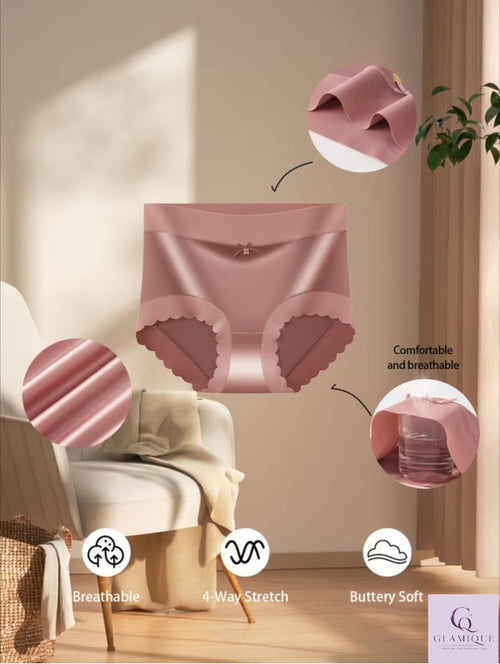 Size guide for women's satin panties XS to XXL