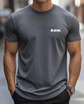 (XL) Men'S RAW Texture T-Shirt.