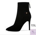 Womens Pointed Toe Stiletto Ankle Boots.