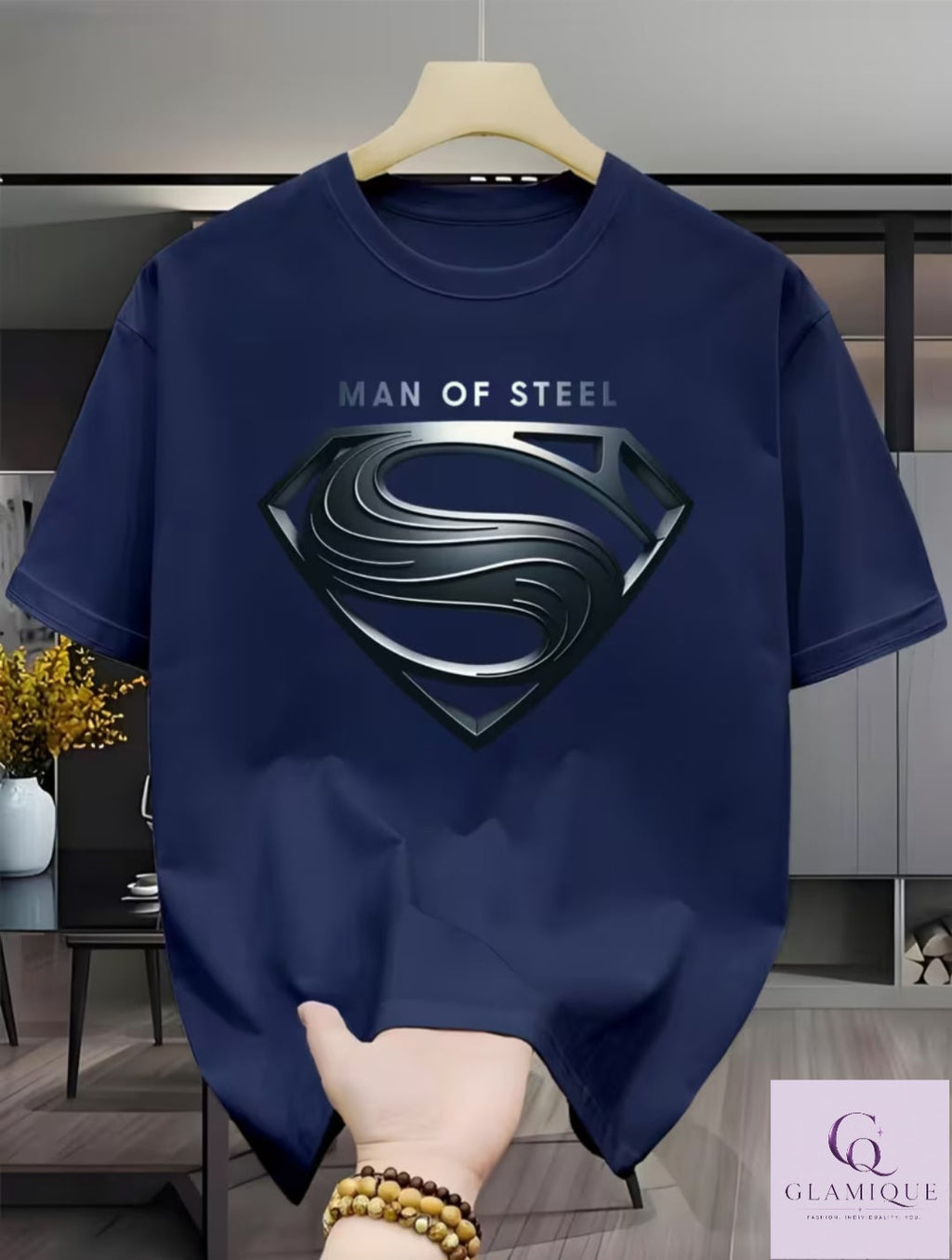 Man of Steel Oversized Graphic Tee